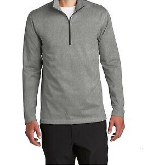 The North Face Jacket Tech 1/4 Zip Pullover Fleece Long Sleeve Grey - Picture 7 of 7